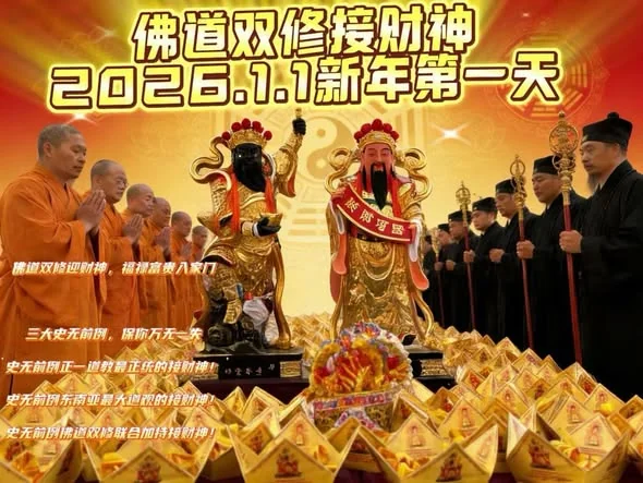佛道双修接财神·鋪财路·旺财气